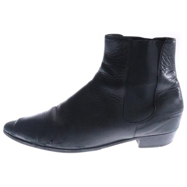 【未使用級】CELINE JACNO BOOTS サイドゴア ブーツ ブラック 中古・古着通販】CELINE (セリーヌ) JACNO サイドゴアブーツ ブラック