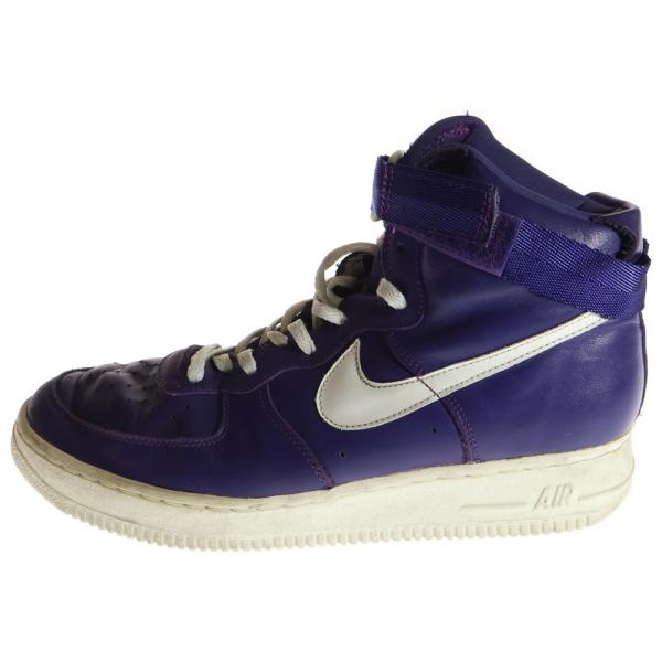 NIKE ナイキ 【観賞用1992年製】 AIR FORCE 1 HI エアフォース 1 ハイカットスニーカーシューズ パープルUS11.5/29.5cm 630059-510 NIKE（ナイキ） 【観賞用1992年製】 AIR FORCE 1 HI エアフォース 1