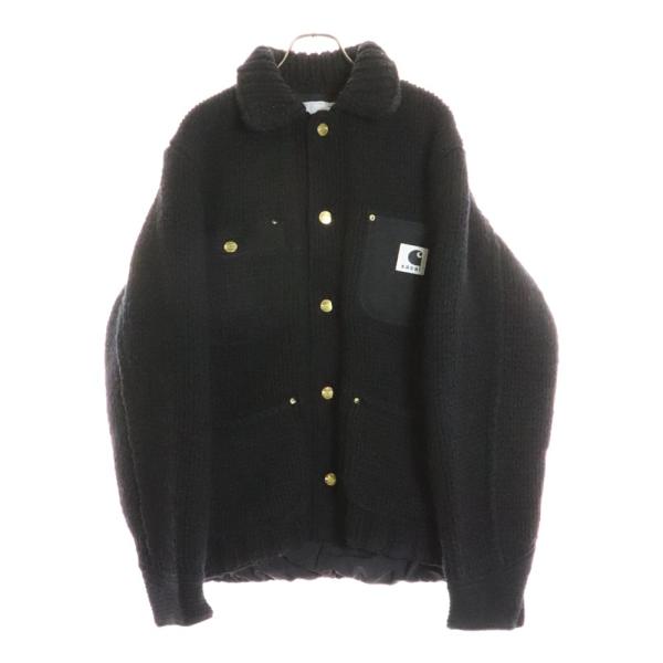 sacai Sacai サカイ 23AW ×Carhartt WIP Knit Jacket Michigan