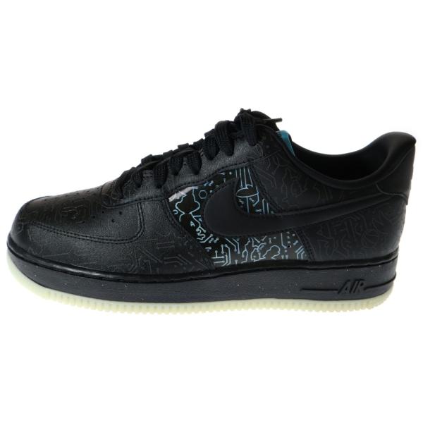 NIKE ナイキ AIR FORCE 1 07 SPACE PLAYERS エアフォース1 スペースプレイヤー ローカットスニーカー ブラック US10/28cm DH5354-001