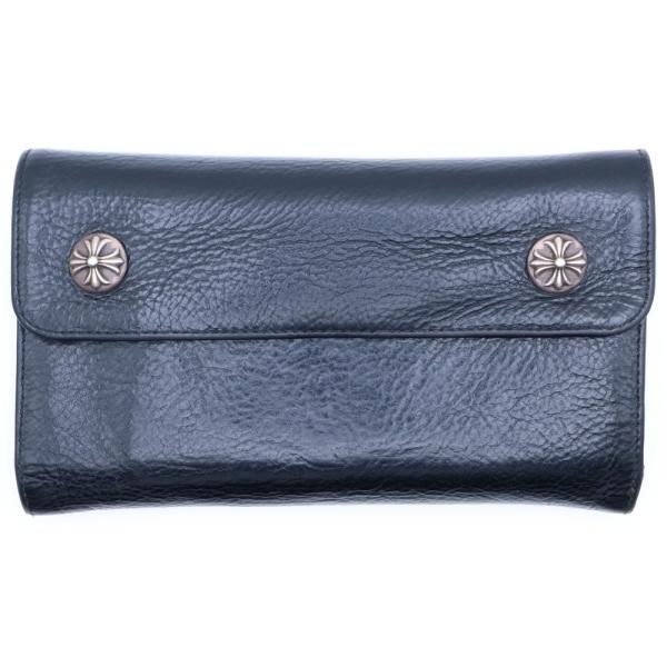 CHROME HEARTS（クロムハーツ） WAVE ウェーブ レザーウォレット 財布