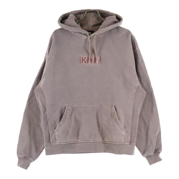 KITH（キス） ボックスロゴ スウェットフーディ プルオーバーパーカー