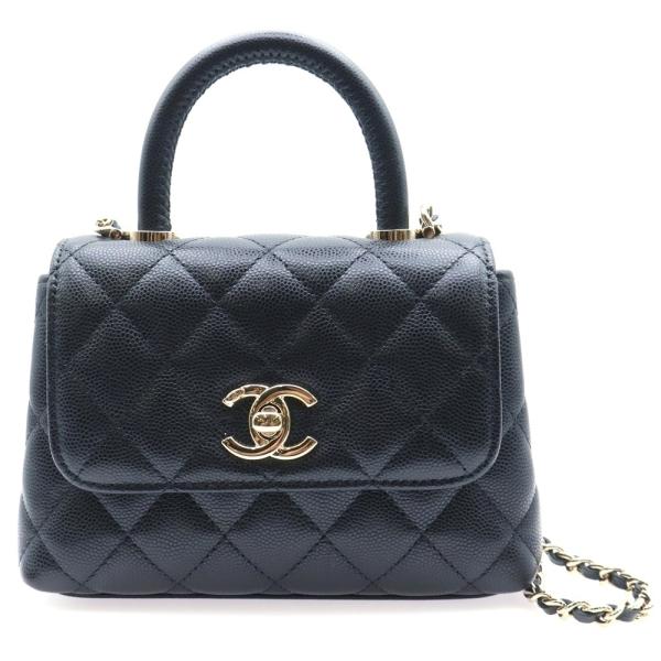 ノベルティCHANEL チェーン フラップバッグ キャビアスキン 2way ノベルティCHANEL チェーン フラップバッグ キャビアスキン 2way
