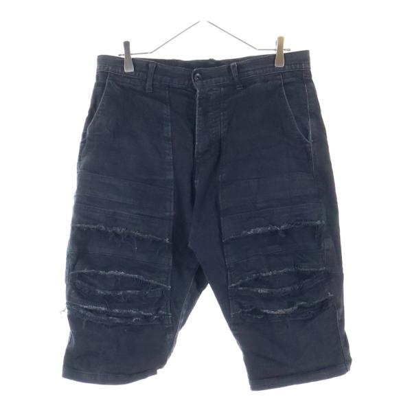 JULIUS ユリウス 14SS アークド デニム クロップド サルエルパンツ