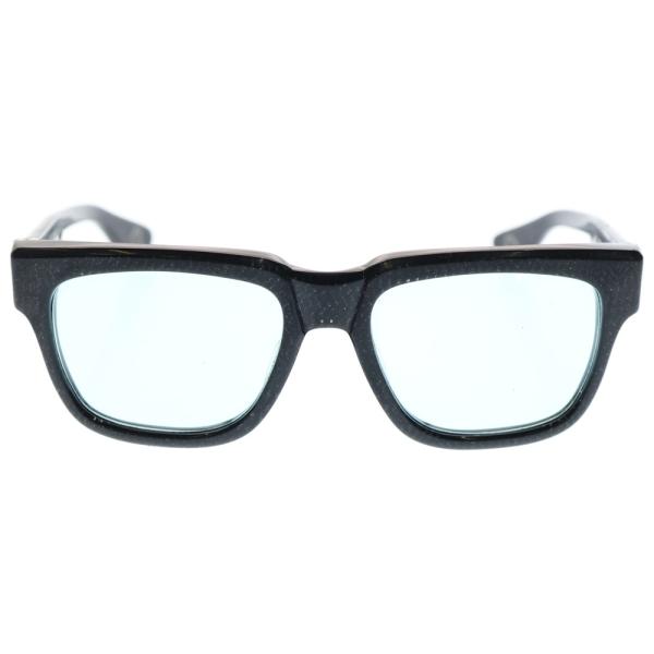 シルバー装飾付きブラックフレーム　サングラス　クロムハーツ好きに！ CHROME HEARTS（クロムハーツ） BOX-OFFICER ダガーテンプル装飾