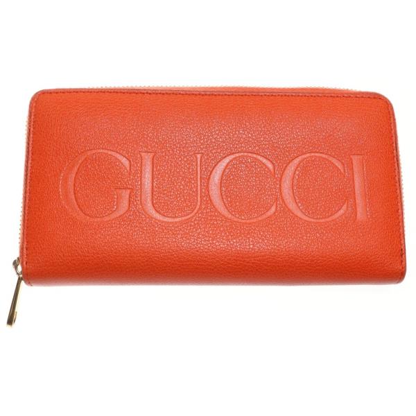売り切れました‼️ありがとうございました‼️【美品】 GUCCI 長財布 ロングウォレット フラップ ロゴエンボス エナメル ソーホー GUCCI（グッチ） ロゴエンボス ラウンドジップ レザー ロング