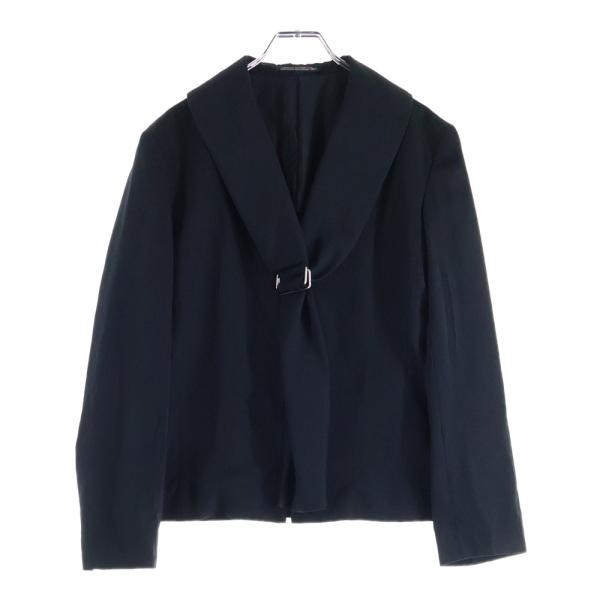 ヨウジヤマモトプリュスノアール ウールギャバジン ジップアップ