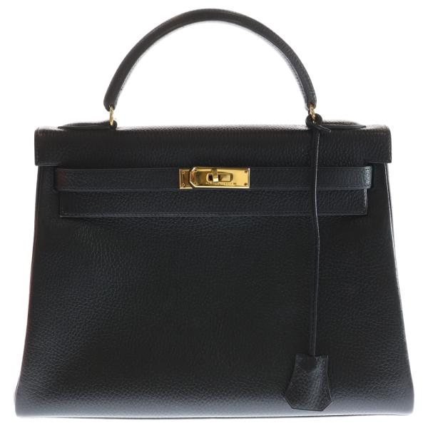 HERMES（エルメス） ケリー32 ノワール レザー ハンド ショルダー