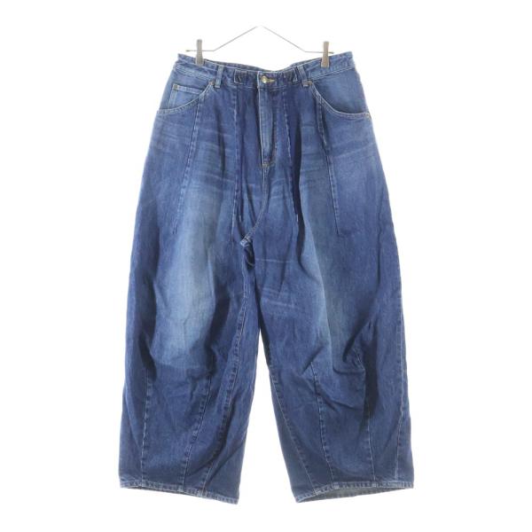 Needles ニードルス: ヒザデルパンツ Denim インディゴ染め ブルー Needles（ニードルス） 25SS H.D.JEAN - 12oz DENIM ウォッシュド