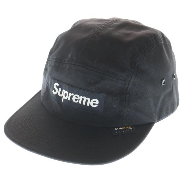 シュプリーム コーデュラ キャンプ キャップ 18SS ブラック Supreme（シュプリーム） 18SS Cordura Camp Cap コーデュラ ボックス