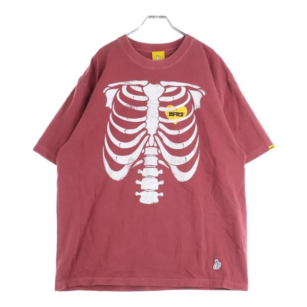 FR2 エフアールツー BONE GARMENT DYE T-SHIRT ボーンプリント クルー
