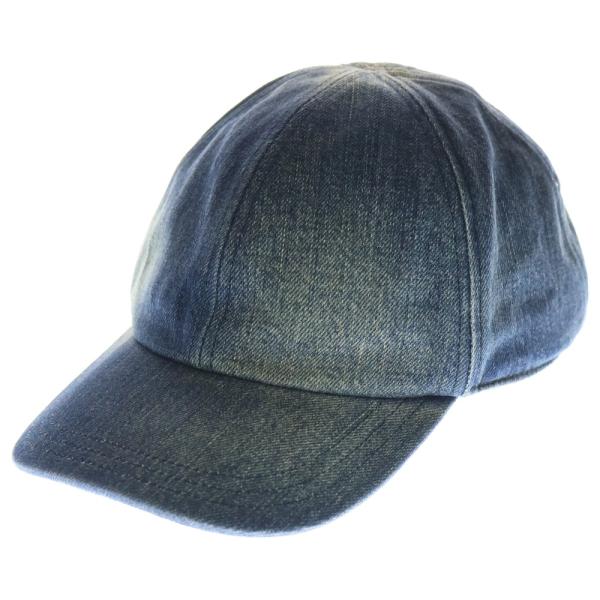 PRADA（プラダ） トライアングルロゴプレート デニム ベースボール