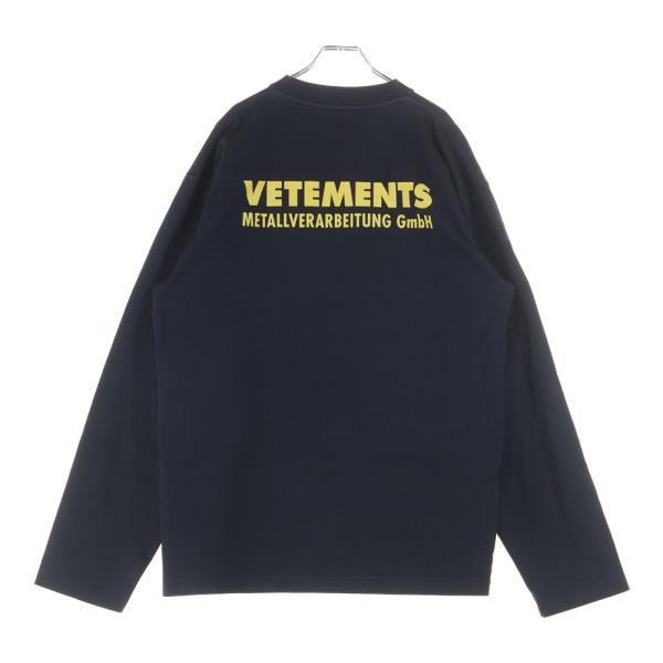 VETEMENTS（ヴェトモン） 18SS Logo L/S Tee ゴシックロゴプリント