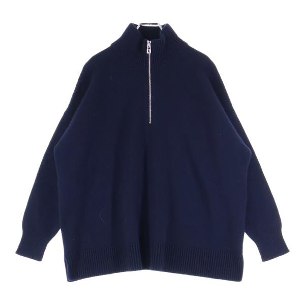 LOEWE（ロエベ） HALF ZIP CASHMERE SWEATER アナグラムロゴ ハーフ