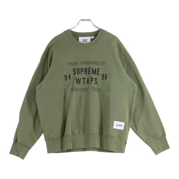 Supreme（シュプリーム） 21AW ×WTAPS Crewneck ダブルタップス ロゴ