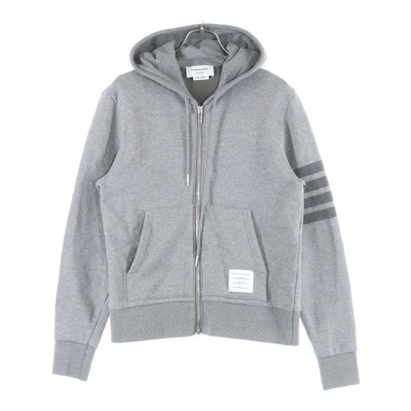 THOM BROWNE（トム ブラウン） 4バー ジップアップ スウェットパーカー
