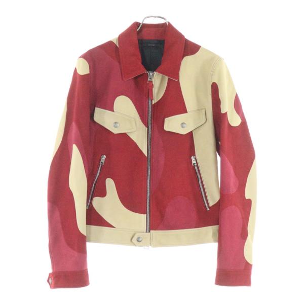 TOM FORD（トムフォード） 16SS Patchwork Suede Camo Trucker Jacket