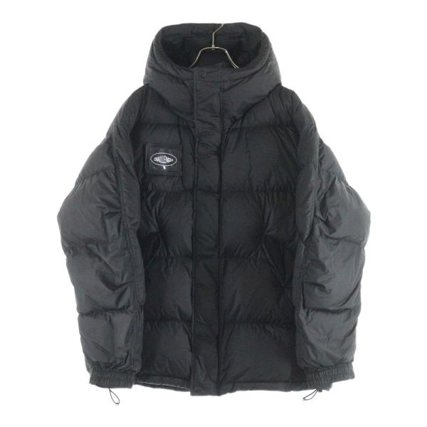 CHALLENGER（チャレンジャー） HOODED DOWN JACKET ロゴパッチ 
