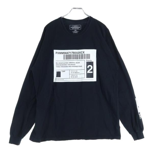 NEIGHBORHOOD（ネイバーフッド） Shop Label L/S Tee ラベルプリント