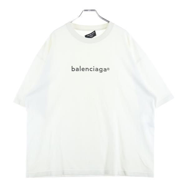 BALENCIAGA（バレンシアガ） 20AW LOGO MIDIUM FIT TEE ロゴプリント 