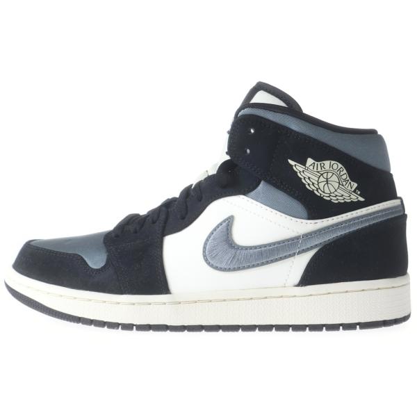NIKE ナイキ AIR JORDAN 1 MID SE 852542-011 エアジョーダン1 ミッドカットスニーカー ホワイト/ブラック US9/27cm