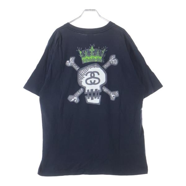 STUSSY（ステューシー） 90S VINTAGE OLD 紺タグ プリント クルー