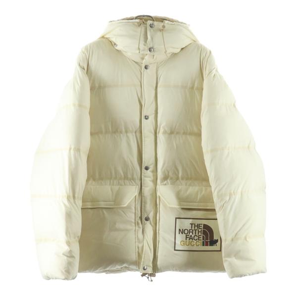 GUCCI×ノースフェイス ダウン L 21AW 美品 GUCCI（グッチ） 21AW×THE NORTH FACE ノースフェイス ロゴワッペン