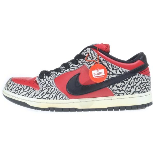 ナイキエスビー 【観賞用 2012年製】12SS ×DUNK LOW PREMIUM シュプリーム ローカットスニーカー US8.5/26.5cm 313170-600