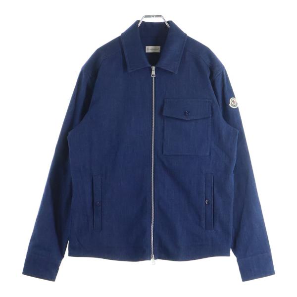 モンクレール デニムジャケット MONCLER（モンクレール） デニムジップアップ ジャケット インディゴ