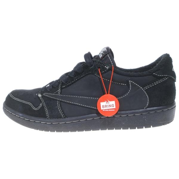 ナイキ ×TRAVIS SCOTT AIR JORDAN 1 LOW OG SP BLACK PHANTOM エアジョーダン1 ファントム ローカットスニーカー US9/27cm DM7866-001