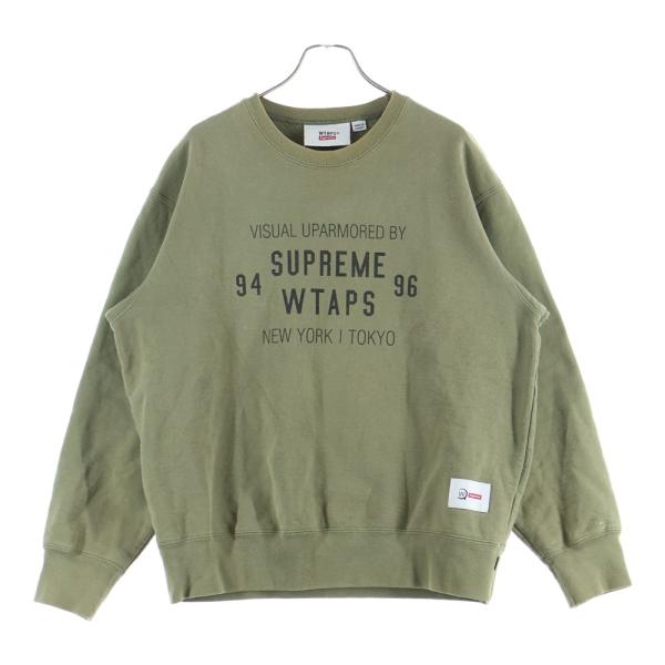 Supreme（シュプリーム） 21AW ×WTAPS Crewneck ダブルタップス ロゴ