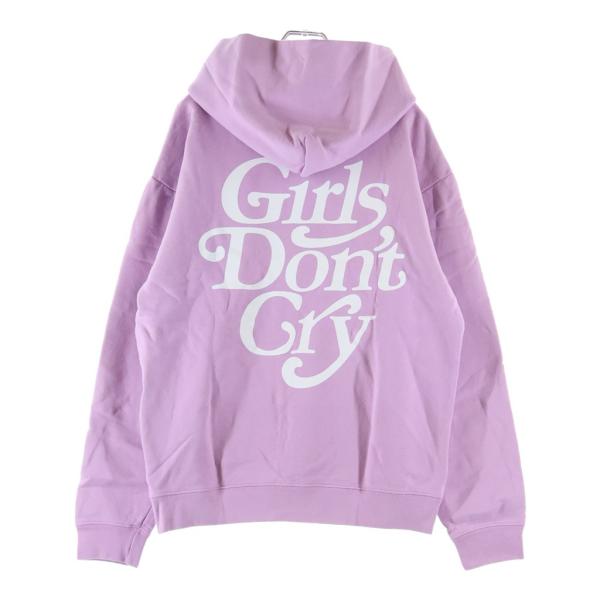 Girls Don't Cry パーカー Lサイズ パープル Girls Don't Cry ガールズドントクライ Logo Sweat Pullover Parka