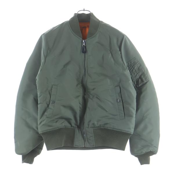 WIND AND SEA ウィンダンシー 19AW WDS REVERSIBLE MA-1 ロゴ リバーシブル MA-1 フライトジャケット カーキ/オレンジ WDS-19A-JK-07 WIND AND SEA（ウィンダンシー） 19AW WDS REVERSIBLE MA-1 ロゴ