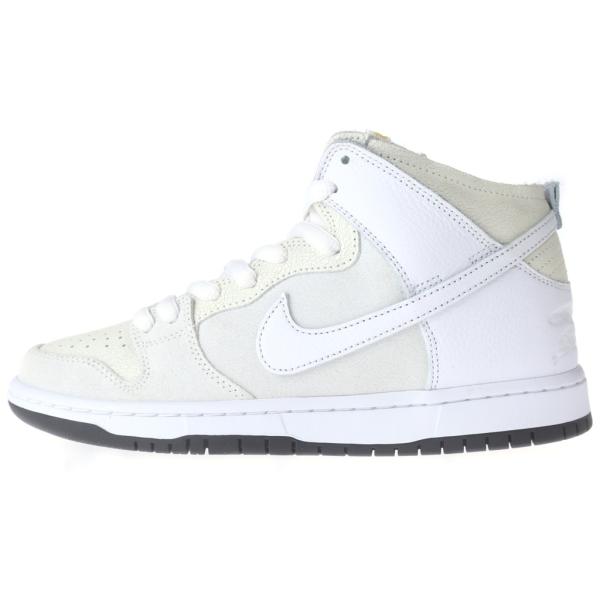 NIKE SB ナイキエスビー ×ANTIHERO DUNK HIGH QS WHITE アンタイヒーロー ダンク ハイカットスニーカー ホワイト US8.5/26.5cm HM5837-100