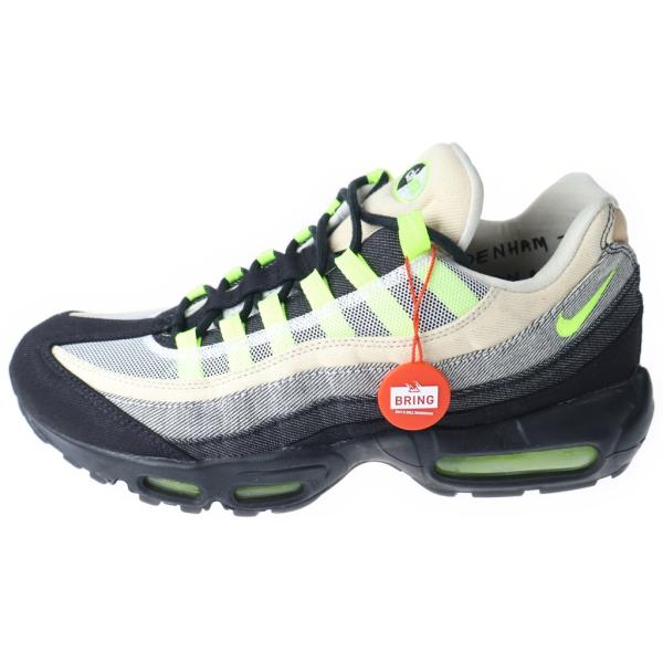 NIKE ナイキ ×DENHAM AIR MAX 95 VOLT DD9519-001 デンハム エアマックス95 ボルト ローカットスニーカー グレー/ブラック US10.5/28.5cm