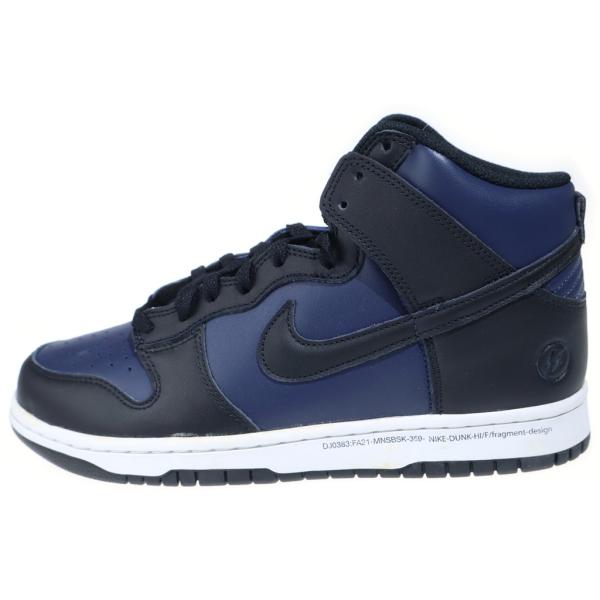 ナイキ ×FRAGMENT DESIGN DUNK HIGH TOKYO DJ0383-400 フラグメントデザイン ダンク 東京 ハイカットスニーカー US9/27cm