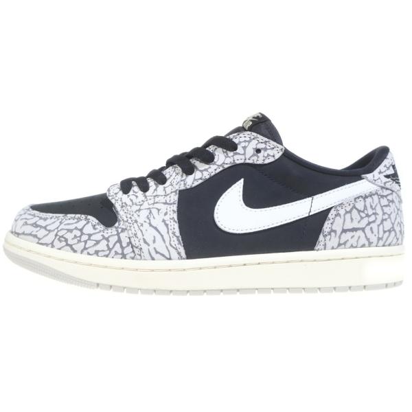 ナイキ AIR JORDAN 1 RETRO LOW OG BLACK CEMENT CZ0790-001 エアジョーダン1 セメント ローカットスニーカー US10/28cm