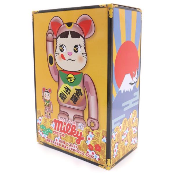 MEDICOM TOY（メディコム・トイ） ×不二家 ペコちゃん 招き猫 金運