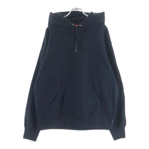 SUPREME シュプリーム 19AW Micro Logo Hooded Sweatshirt プルオーバースウェットパーカー ブラック Supreme（シュプリーム） 19AW Micro Logo Hooded Sweatshirt プル