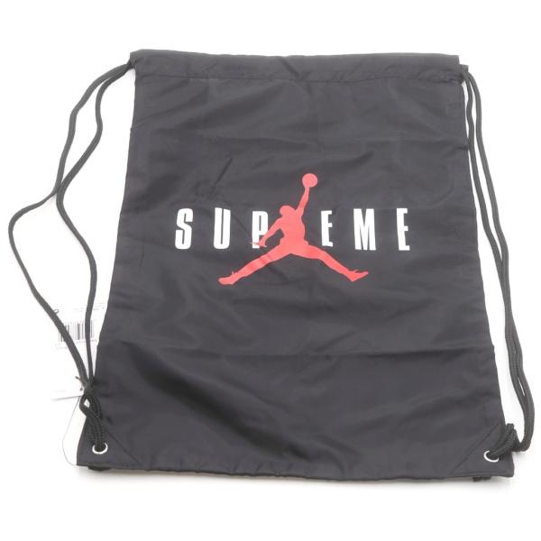 Supreme/Jordan ドローストリングバッグ ブラック Supreme（シュプリーム） 24AW ×Jordan Drawstring Bag ジョーダン