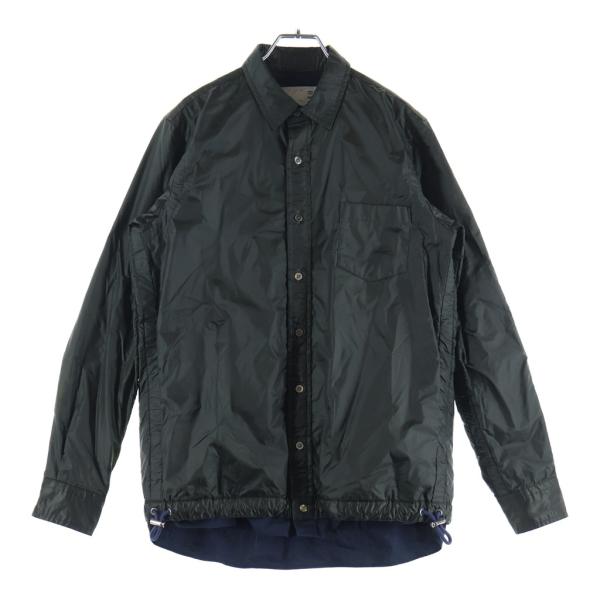 sacai（サカイ） 19AW SPONGE SWEAT MA-1 HOODIE ドローコード付き