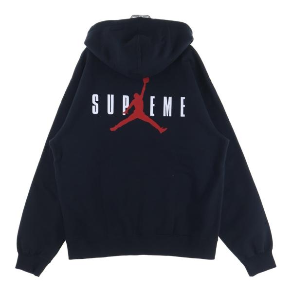 SUPREME シュプリーム 24AW x Jordan Hooded Sweatshirt ジョーダン プルオーバーパーカー ブラック HF0836-010 Supreme（シュプリーム） 24AW ×NIKE Jordan Hooded Sweatshirt HF0836