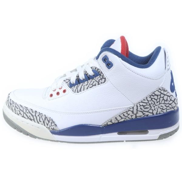 ナイキ AIR JORDAN3 RETRO TRUE BLUE 854262-106 エアジョーダン3 レトロ トゥルー ブルー ハイカットスニーカー ホワイト/ブルー US9/27cm