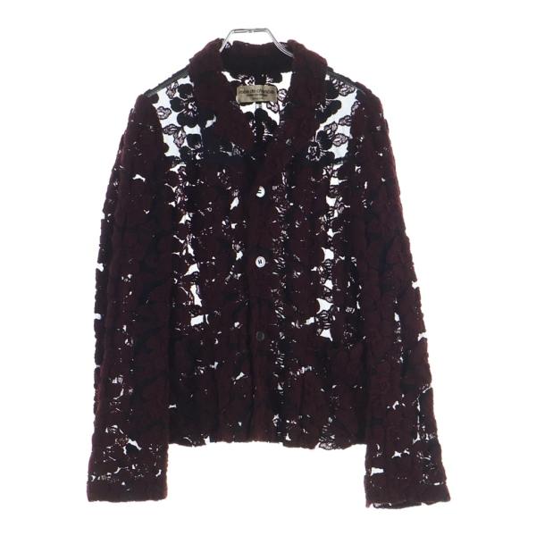 極美品 ローブドシャンブル コムデギャルソン ロゴ刺繍 トラックジャケット S robe de chambre COMME des GARCONS ローブドシャンブル