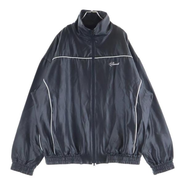 BREATH ブレス 25AW SCRIPT LOGO PIPING COATING スクリプトロゴ刺繍 パイピング トラックジャケット ブラック BR25AW-C5012