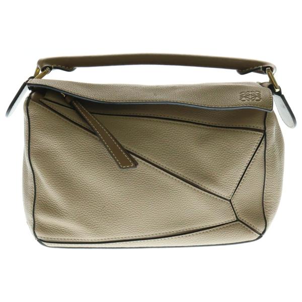 LOEWE (ロエベ) パズルバッグ 2WAY レザーハンドバッグ
