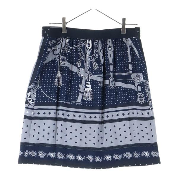 HERMES（エルメス） 22AW シルクスカーフ 柄プリント ミディアム