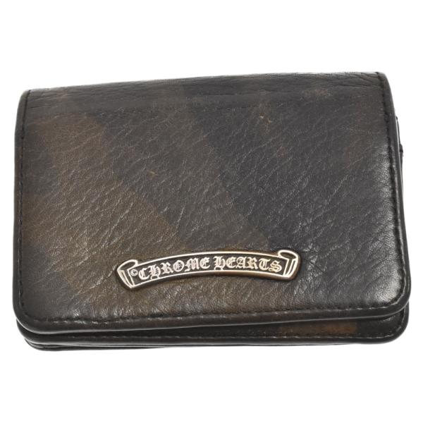 CHROME HEARTS クロムハーツ CARD CASE 3PKT WD V1 カモフラ レザー 