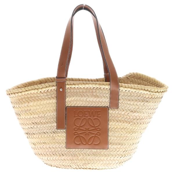 LOEWE ロエベ アナグラム バスケットバッグ ミディアム ラフィア LOEWE ロエベ アナグラム バスケットバッグ ミディアム ラフィア