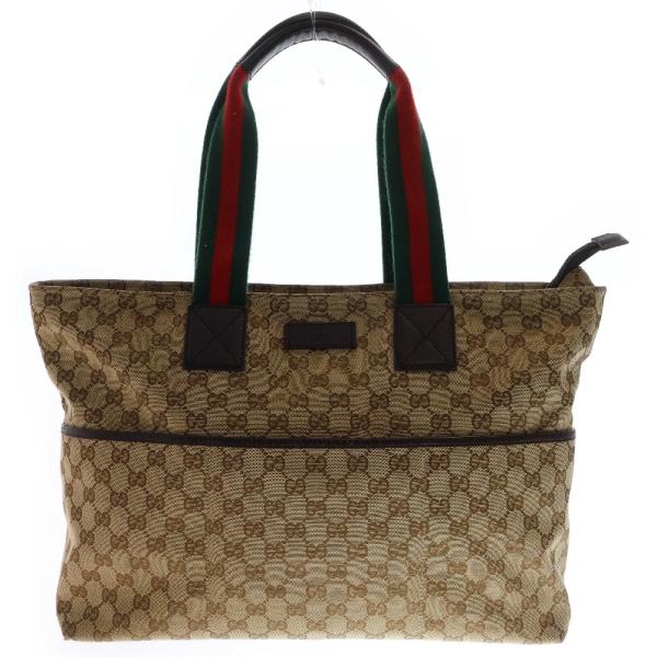 GUCCI グッチ シェリーライン トートバッグ GUCCI - GUCCI グッチ シェリーライン トートバッグ 2WAY